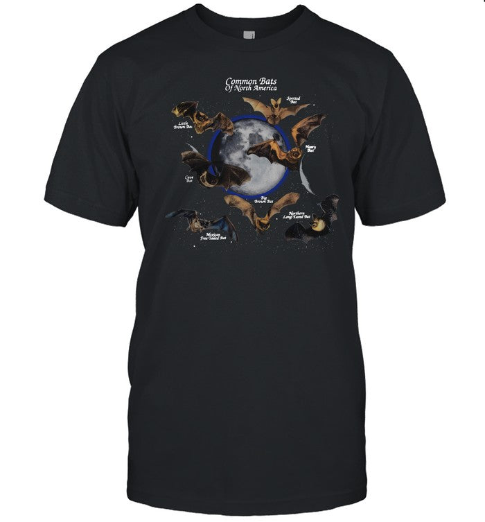 Limited T Shirt Common Bats Of North America_1