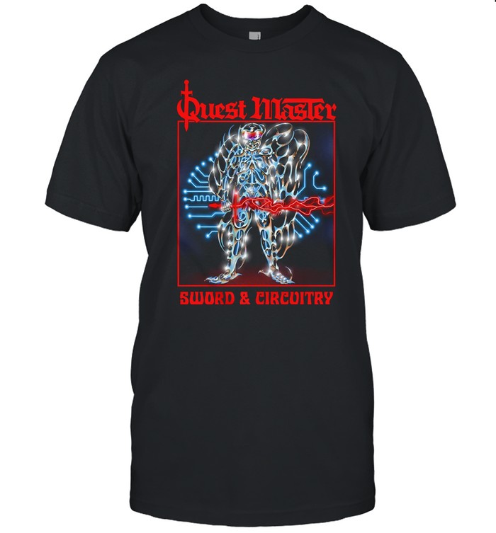 Out Of Season Quest Master Sword And Circuitry T-Shirt
