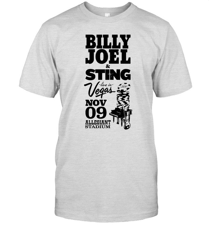 2024 Las Vegas Billy Joel & Sting Allegiant Stadium T-Shirt