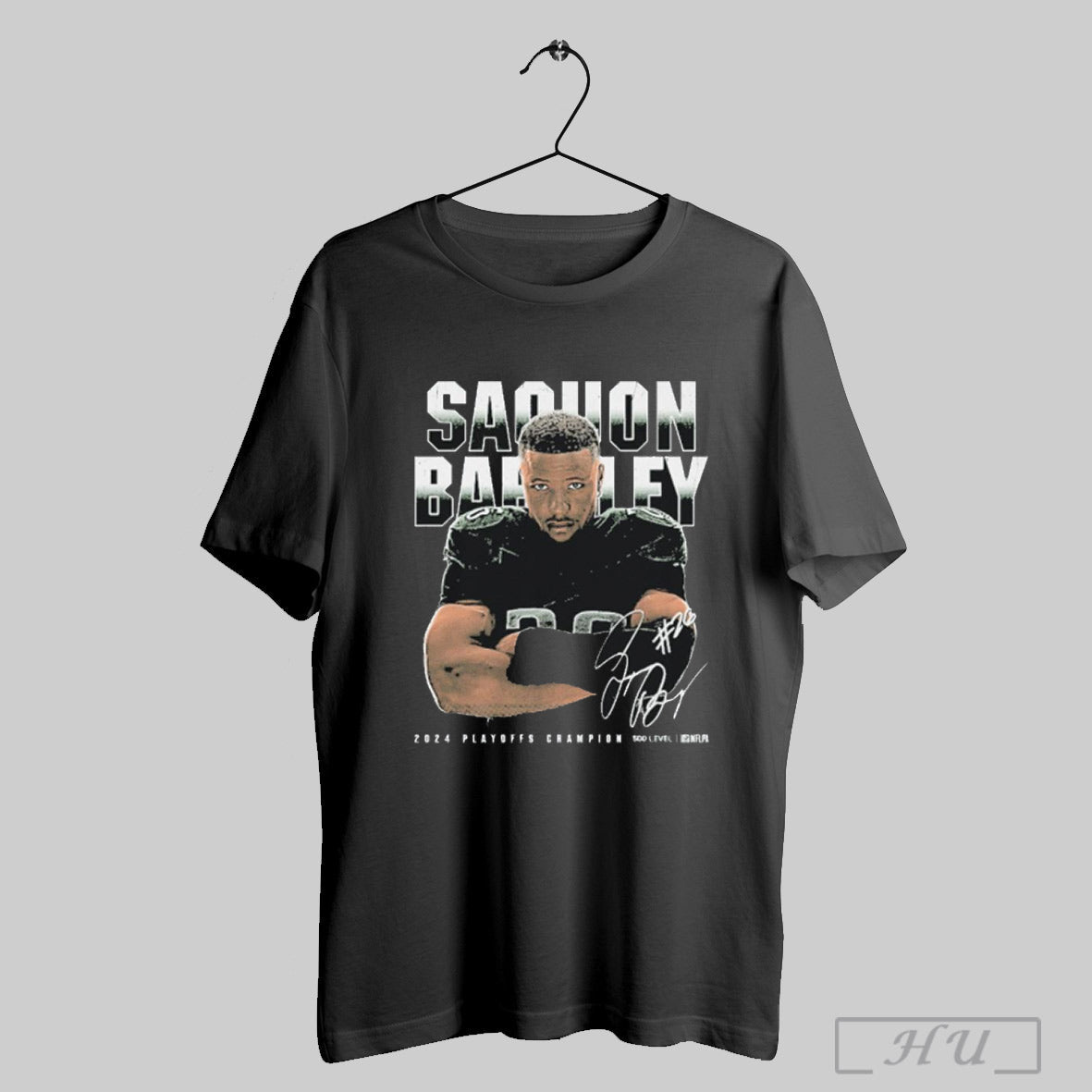 Saquon Barkley Philadelphia Game Face 2024 Playoffs Champion Signature Shirt Sweatshirt