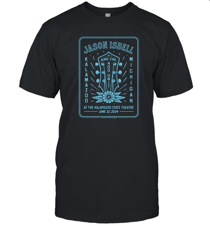 Jason Isbell And The 400 Unit Jun 22, 2024 Kalamazoo State Theatre In Kalamazoo, Mi Shirt