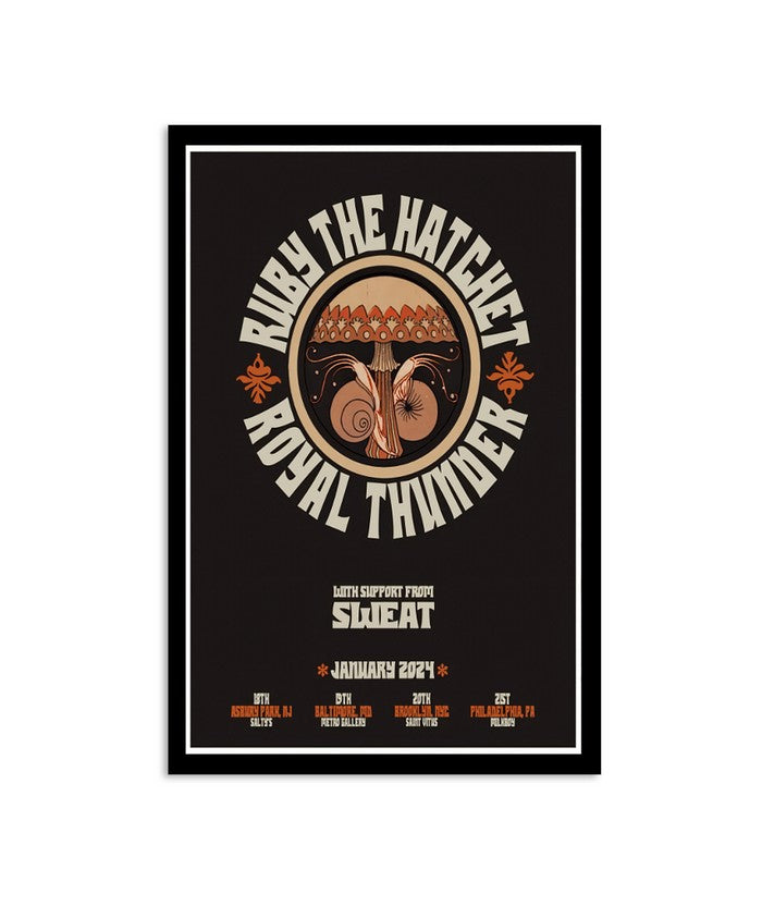 Royal Thunder and Ruby The Hatchet January 18-21, 2024 Poster