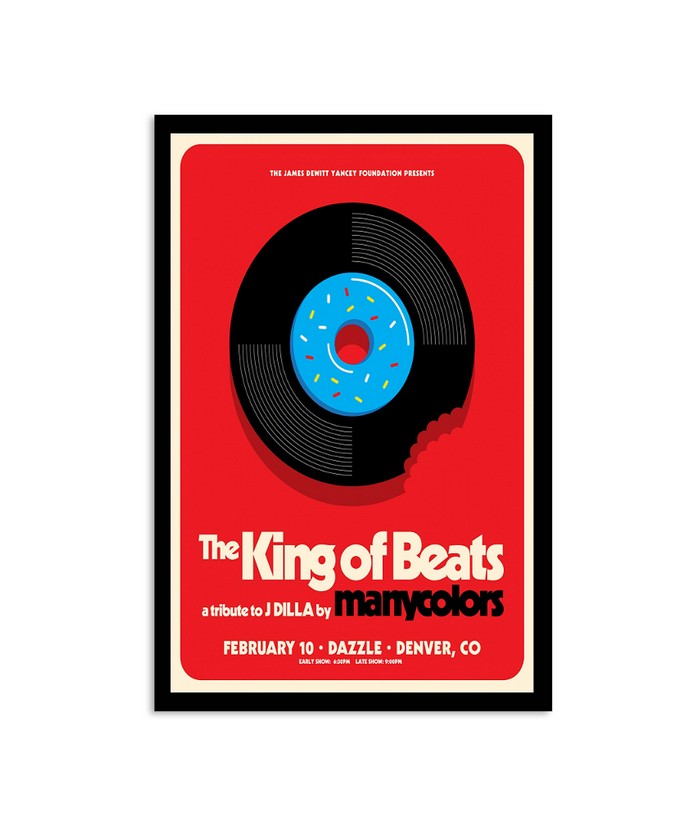 Manycolors The King of Beats February 10, 2024 Dazzle Denver, CO Poster