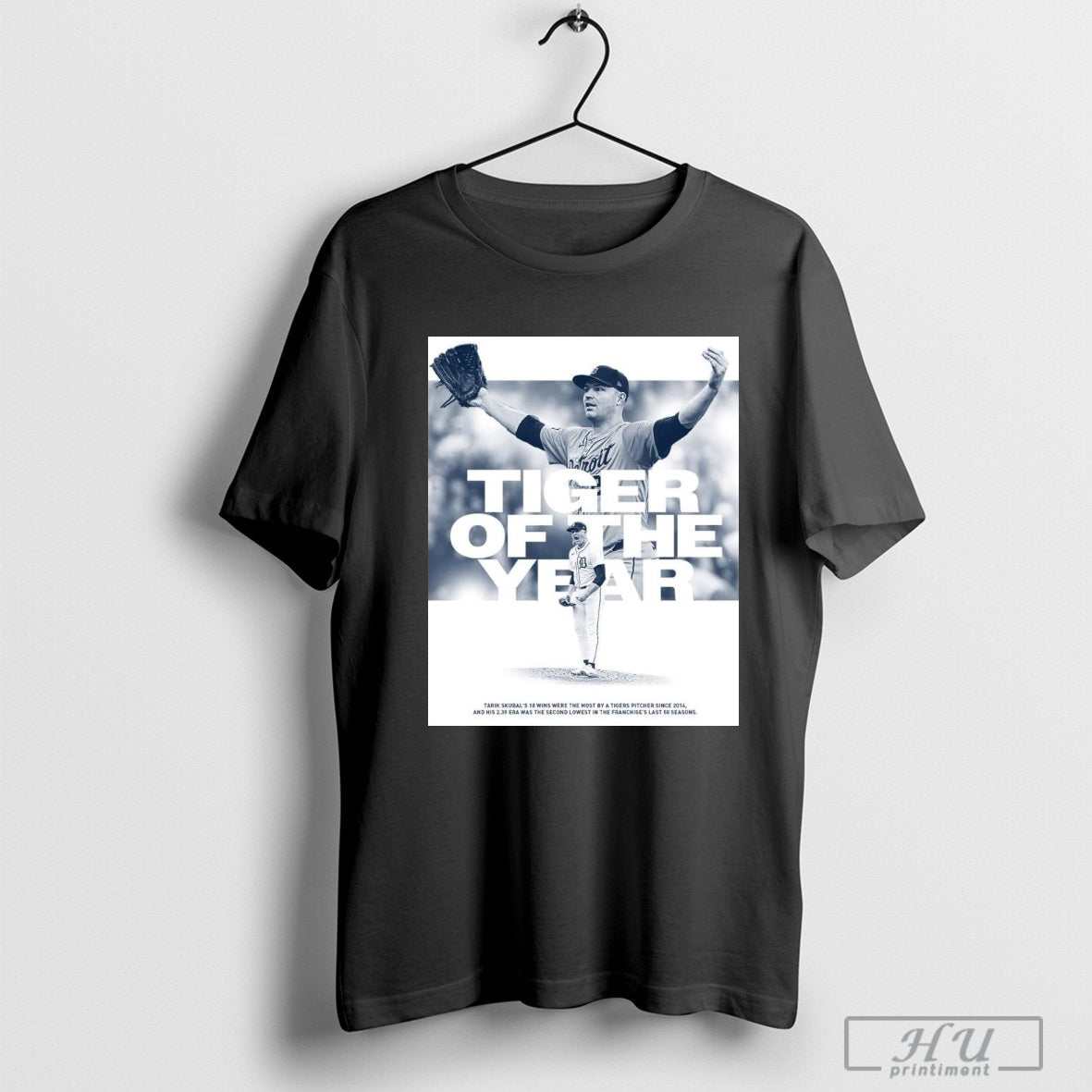 Tarik Skubal Detroit Tigers 2024 Tiger of the Year Detroit Chapter of the BBWAA Poster T-shirt