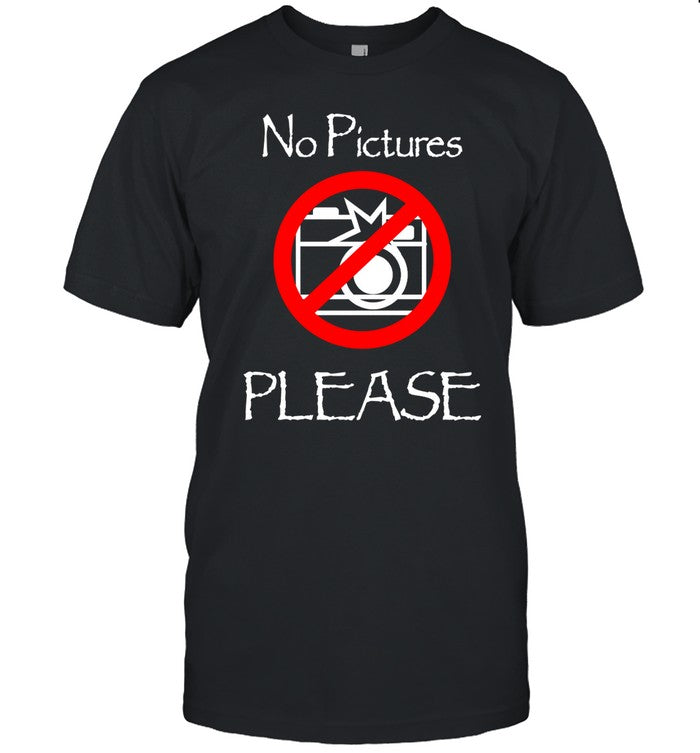 Joeyy No Pictures Please Shirt
