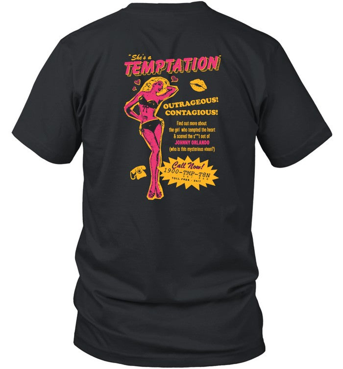 Shirt She's A Temptation Outrageous Contagious
