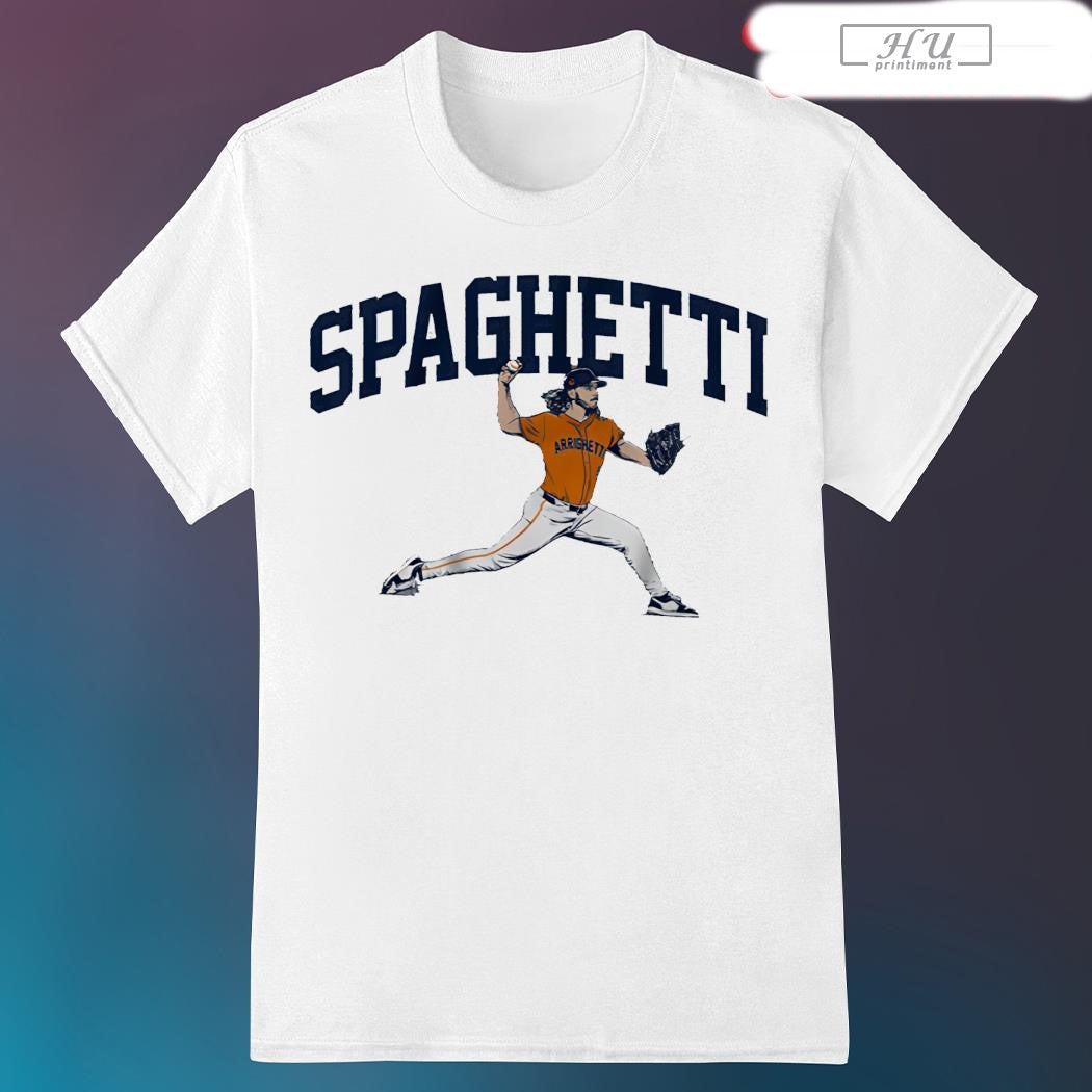 Spencer Arrighetti Houston Astros Spaghetti T-Shirt