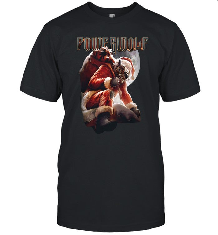 Power Wolf Wild X-Mas New T Shirt