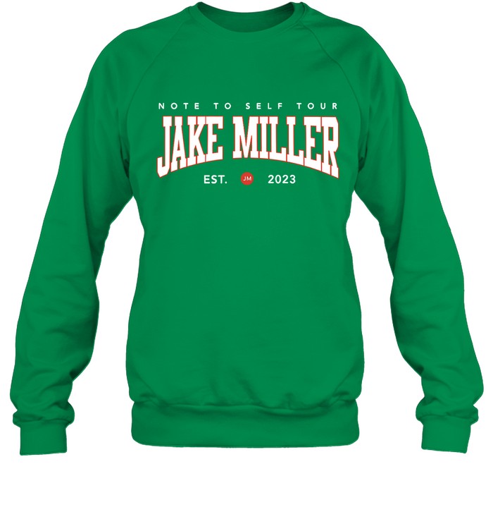 Jake Miller Note To Self Tour 2023 Shirt_1