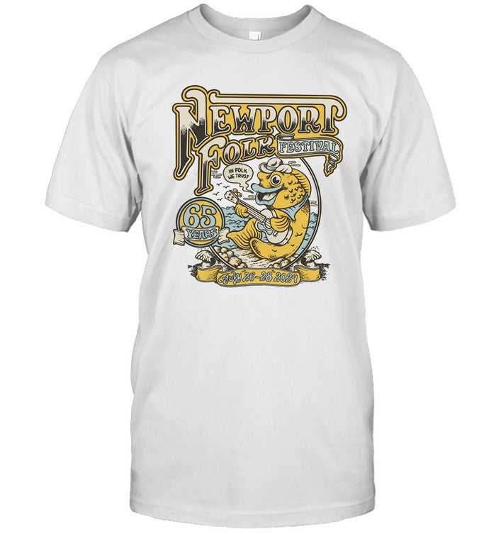 Newport Folk Festival 2024 65th Anniversary in Newport RI Shirt