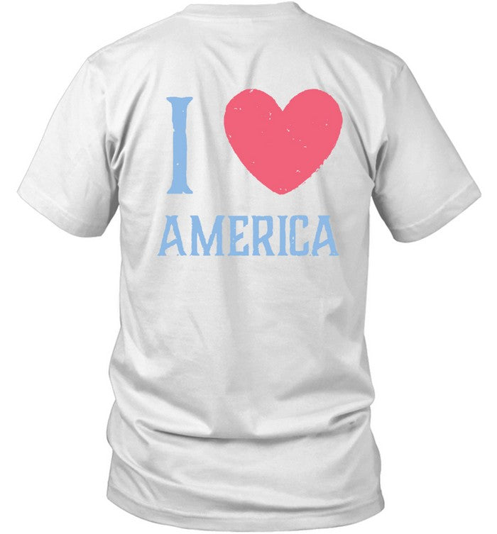 Living Fully I Heart America Shirt
