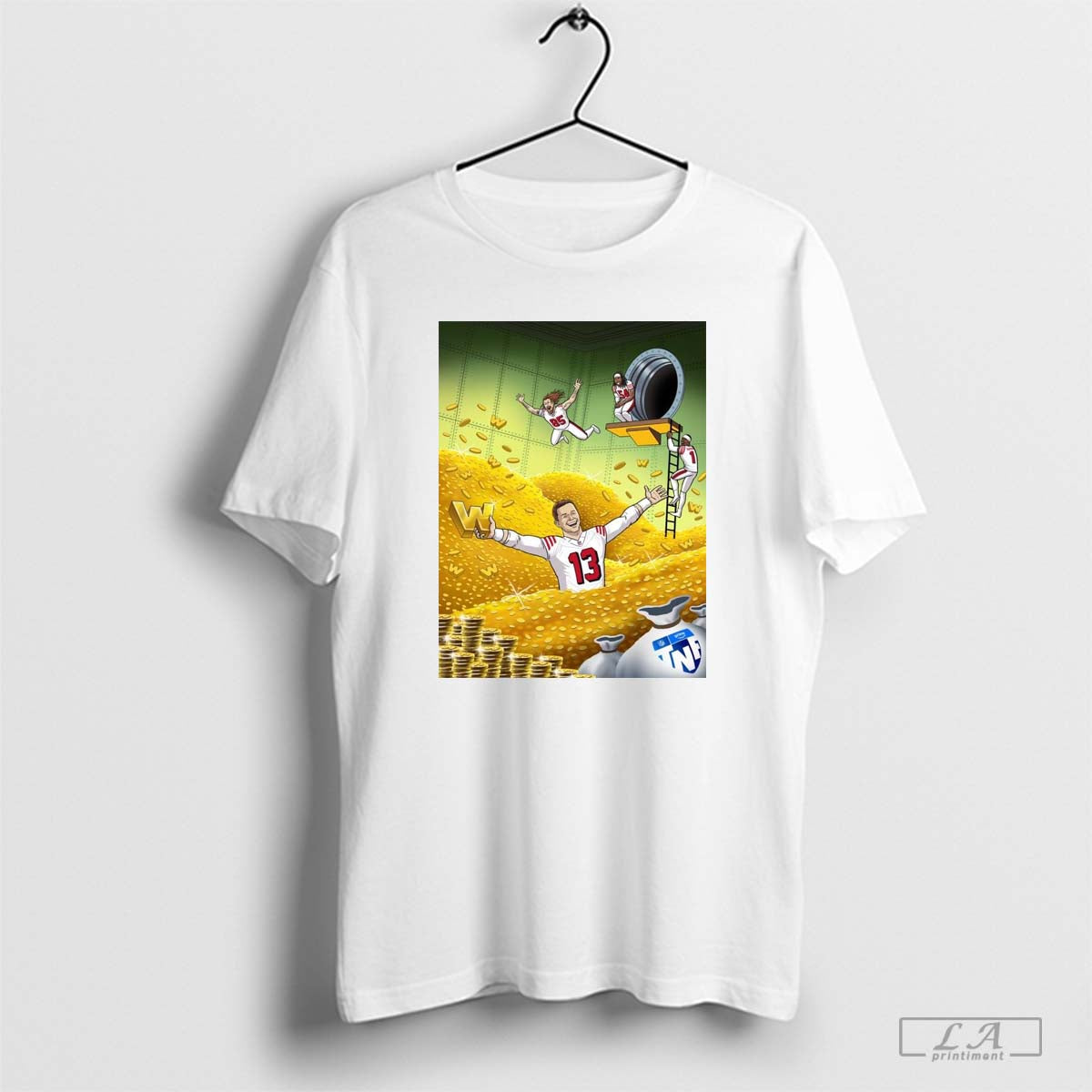 San Francisco 49ers strike gold on TNFonPrime Poster t-shirt