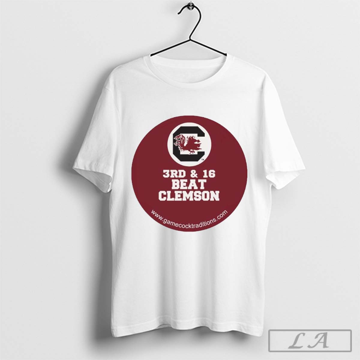 South Carolina Gamecocks 3rd and 16 Beat Clemson Tigers Happy Monday t-shirt