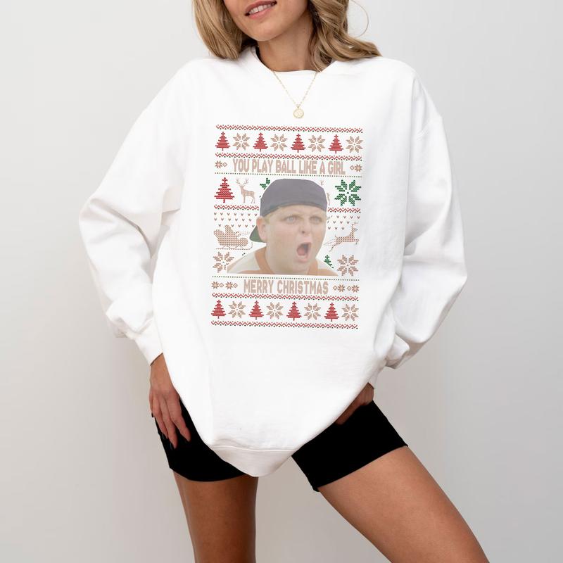 Sandlot Merry Christmas Sweatshirt, Baseball Classic Movie Tshirt, 90’s Childhood Memories Tshirt_Sweatshirt_Hoodie, Gift For Baseball Lovers