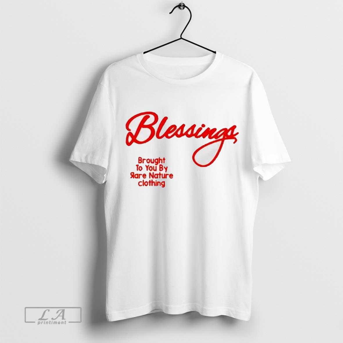 Rare Nature Clothing Blessings Angels Cream T-shirt