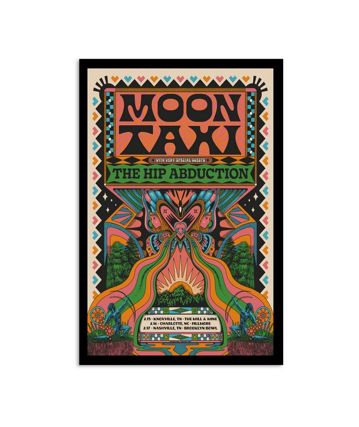 Moon Taxi Feb 15, 2024 The Mill & Mine Knoxville, TN Poster