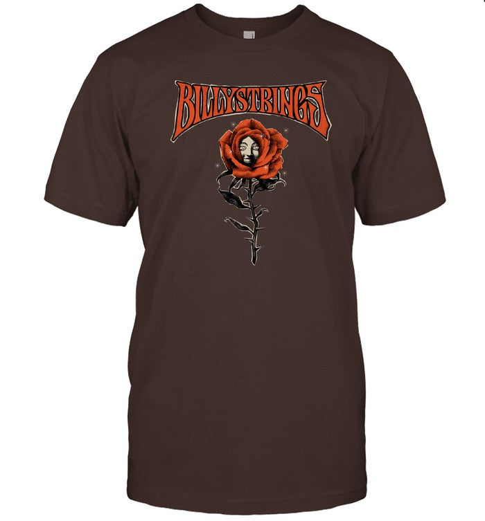 T-Shirts Billy Strings Rose Face Limited_1