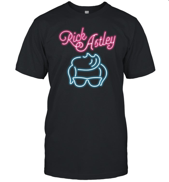 Shirt Rick Astley Neon Sign