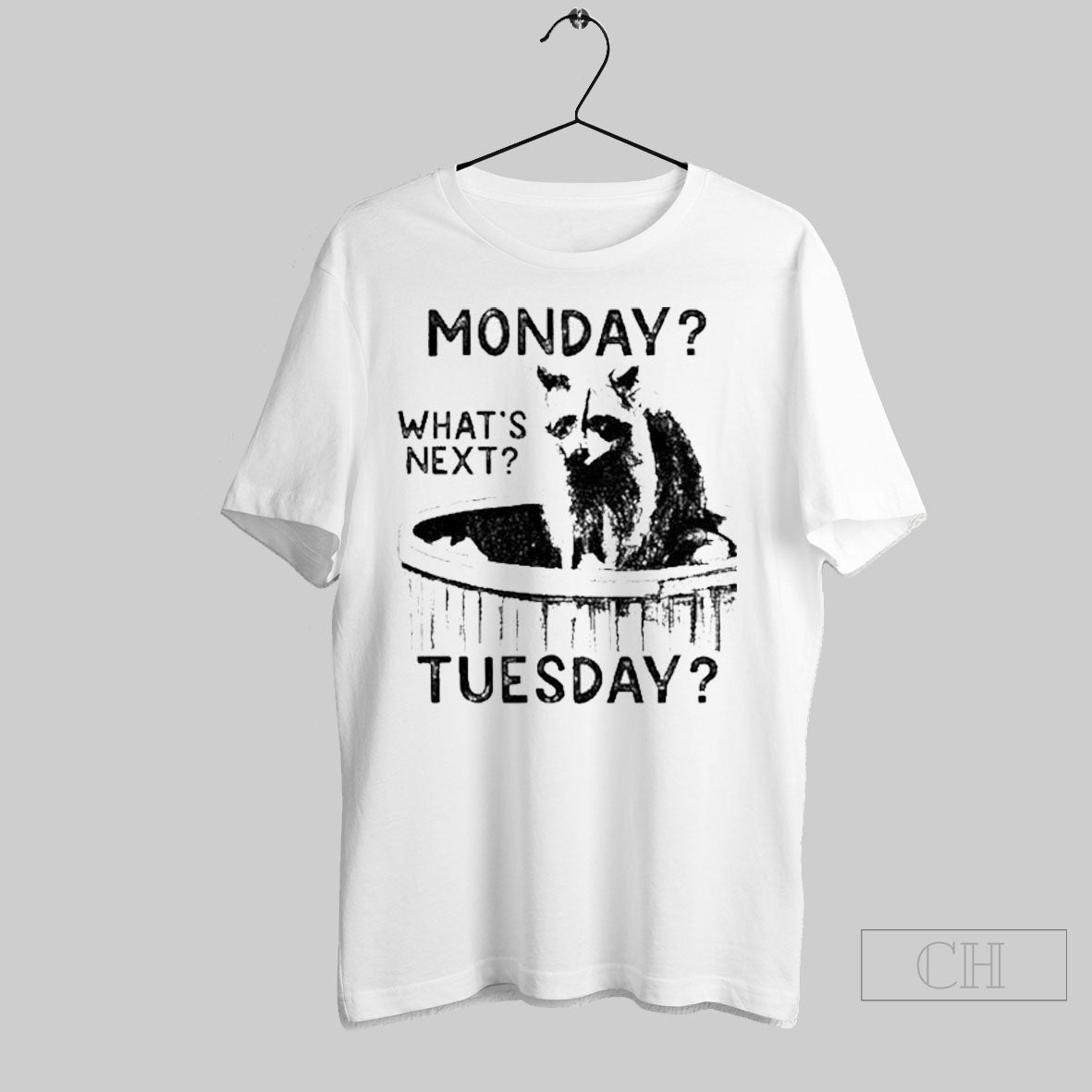 Racoon Monday Whats Next Tuesday Shirt