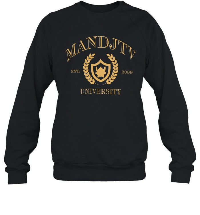 MandJTV University Est 2009 T-shirt