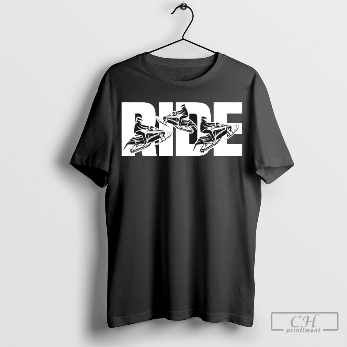 Ride Snowmobile Retro Shirts