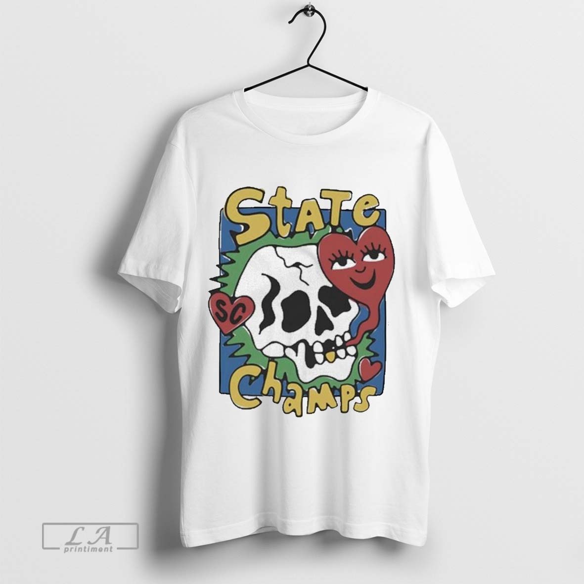 State Champs Skull Heart T-shirt