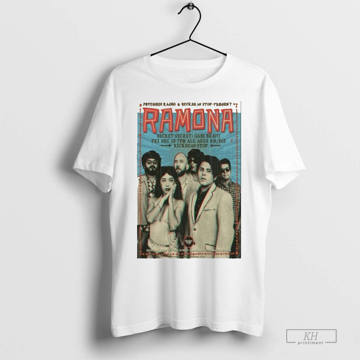 Ramona Rickshaw Stop In San Francisco Ca Dec 13 2024 Tour Poster Official Shirt