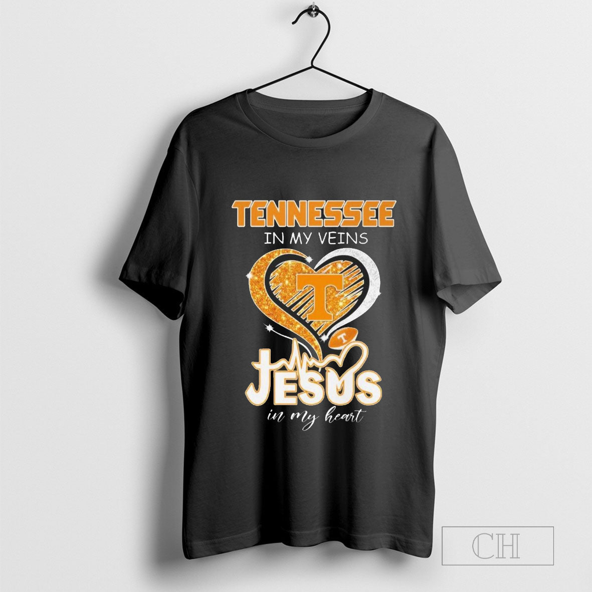 Tennessee In My Veins Jesus In My Heart T-Shirt