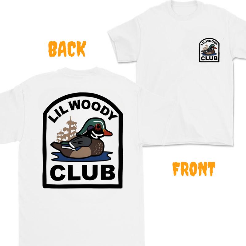 Lil Woody Club SHort Sleeve Tee ,Vintage T-shirt - Unisex, T-shirt 2 side - T-shirt For Men , Unisex T-shirt, Classic Cotton Menswear Top