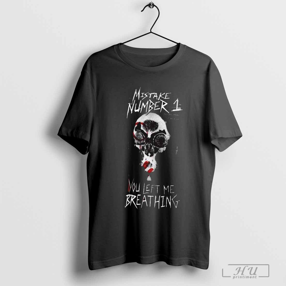 Rhea Ripley Mistake Number One You Left Me Breathing T-shirt