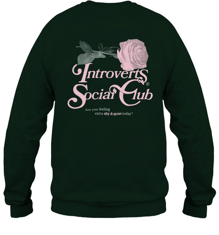 Otto By Kris Introverts Social Club Hoodie New