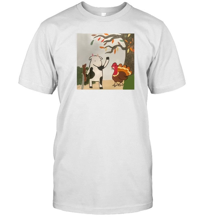 Leanbeefpatty Turkey Time Cow Tee Shirt