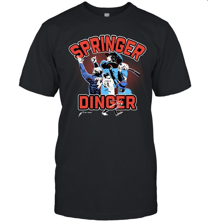GVartwork Jays George Springer Dinger Shirt
