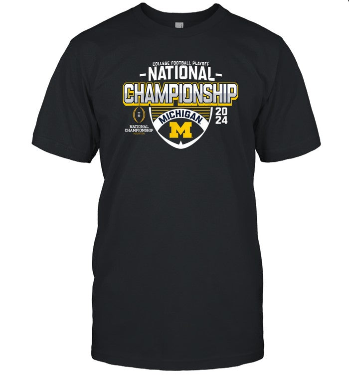 Limited Michigan Wolverines 2024 CFP National Championship Football T-Shirt