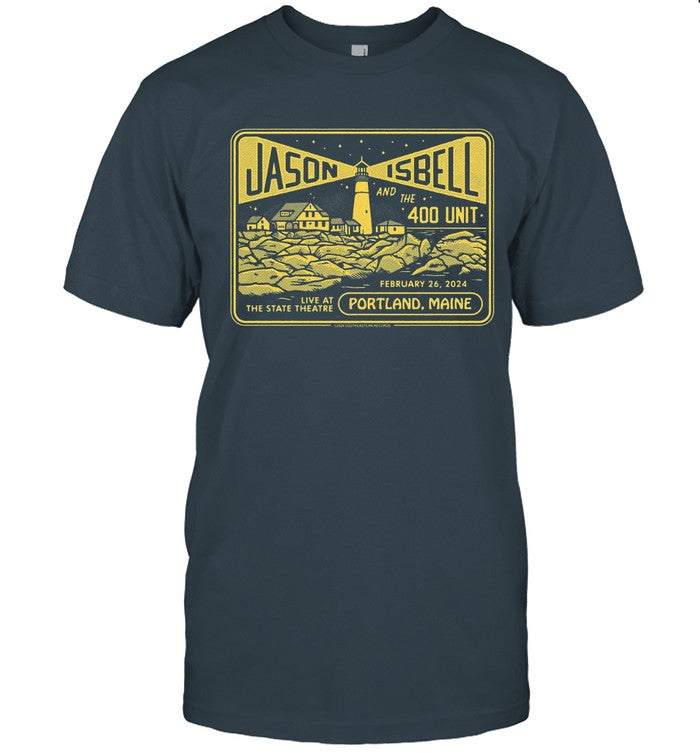 Jason Isbell & the 400 Unit with Palehound February 26, 2024 State Theatre Portland, ME Shirt