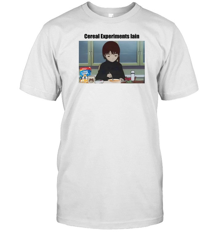 Shirt Goofyahhtees Cereal Experiments Lain