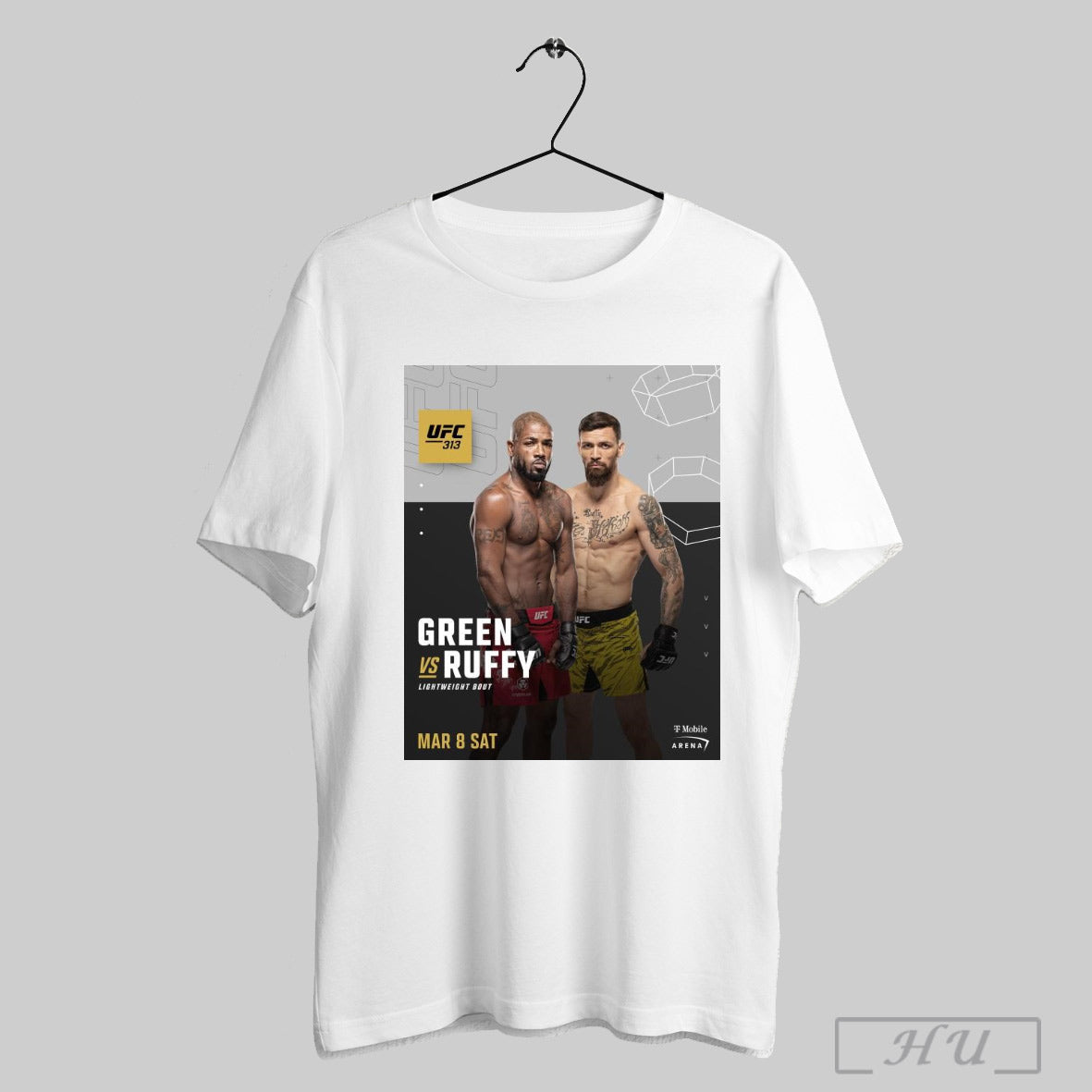 Poster Ufc 313 Bobby Green Vs Mauricio Ruffy Lightweight Bout March 8 Sat T Shirt Sweatshirt