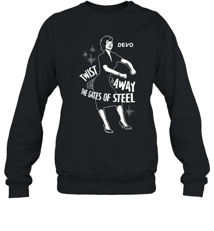 Devo Twist Away Black Sweatshirt