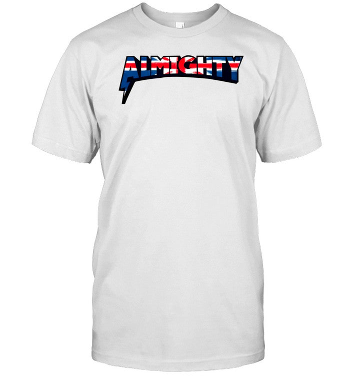 Arnold Billy Allen Wearing Union Jack Almighty Shirt