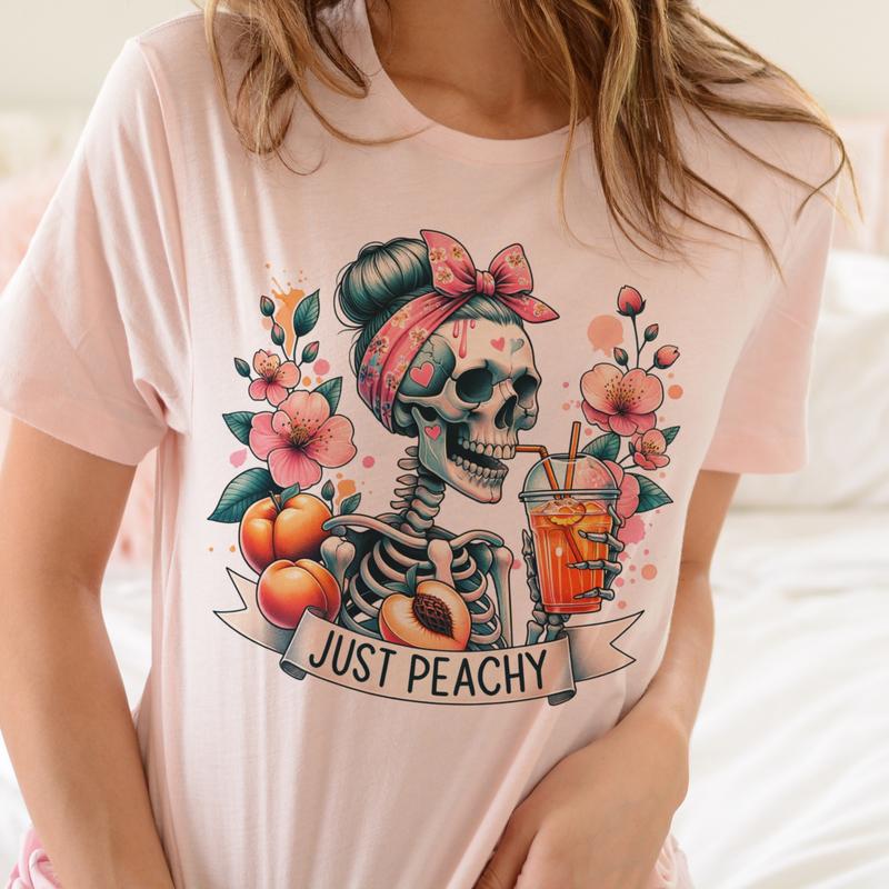 Karma Cafe Skull Tee Better Late Tees Live Laugh Toaster Bath Tshirt Just Peachy Floral Skull Tshirt Never Better Skull T-Shirt You Get What You Des