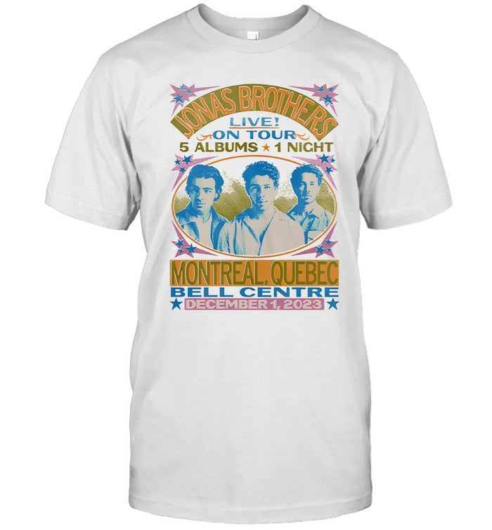 Jonas Brothers Bell Centre Montreal, Quebec Dec 1, 2023 Shirt