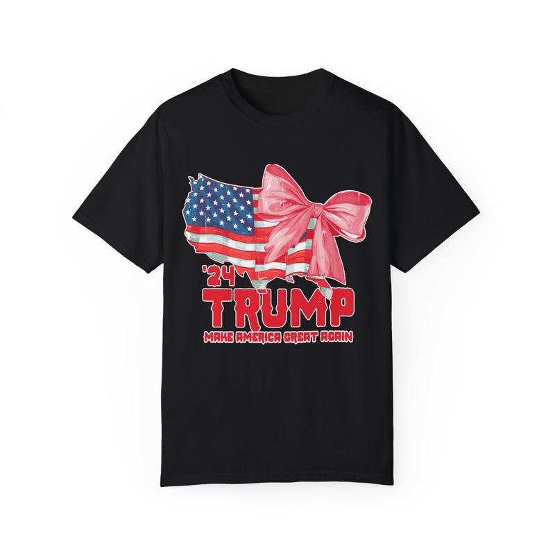 Trump Tee Trump T-shirt MAGA Trump 2024 Size up for . Top Womenswear, trump shirts for sale Casual Shortsleeve Comfort Tshirt