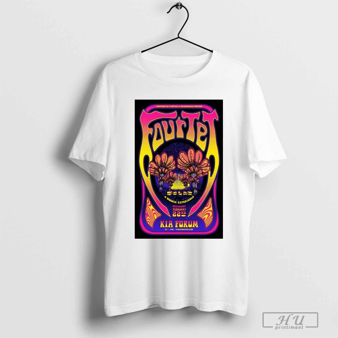 Poster Four Tet Show At Kia Forum On February 22-2025 A Woogie Experience T-shirt