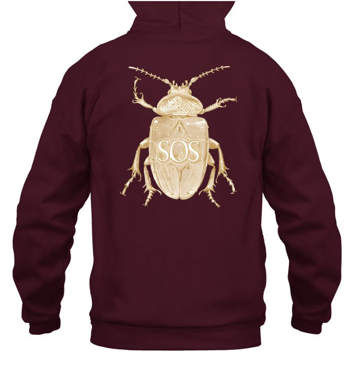 Sos Deluxe Brown Beetle Hoodie