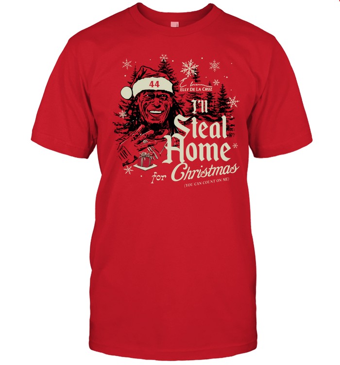 Elly De La Cruz I'll Steal Home for Christmas Limited T-Shirt