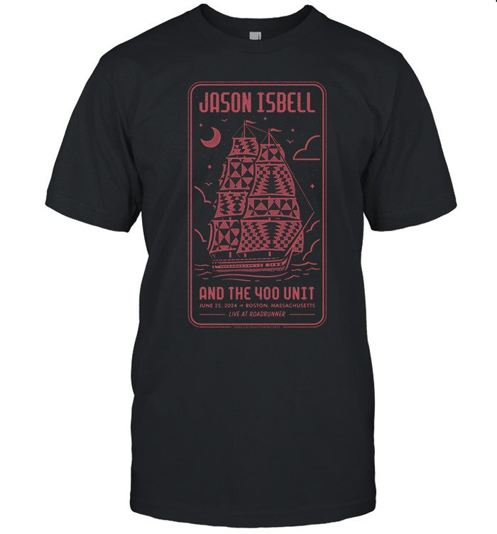Jason Isbell And The 400 Unit Boston, Massachusetts June 25 Shirts 2024
