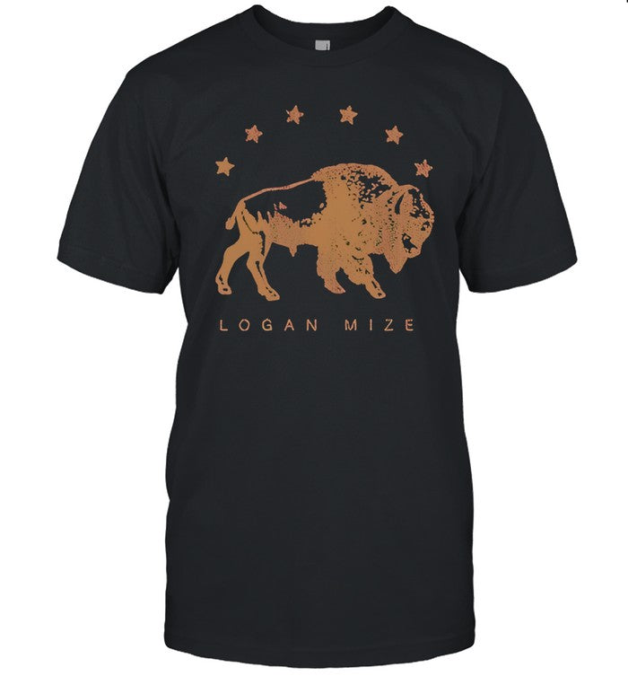 Logan Mize Where The Buffalo Roam T-shirt