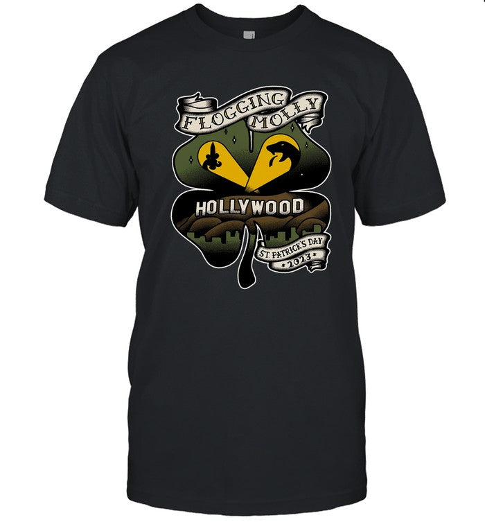 Flogging Molly Hollywood 2023 St. Paddy’s Day T-Shirt