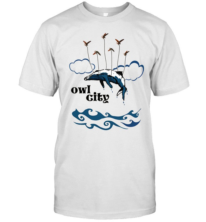 Owl City Flying Whale T Shirt