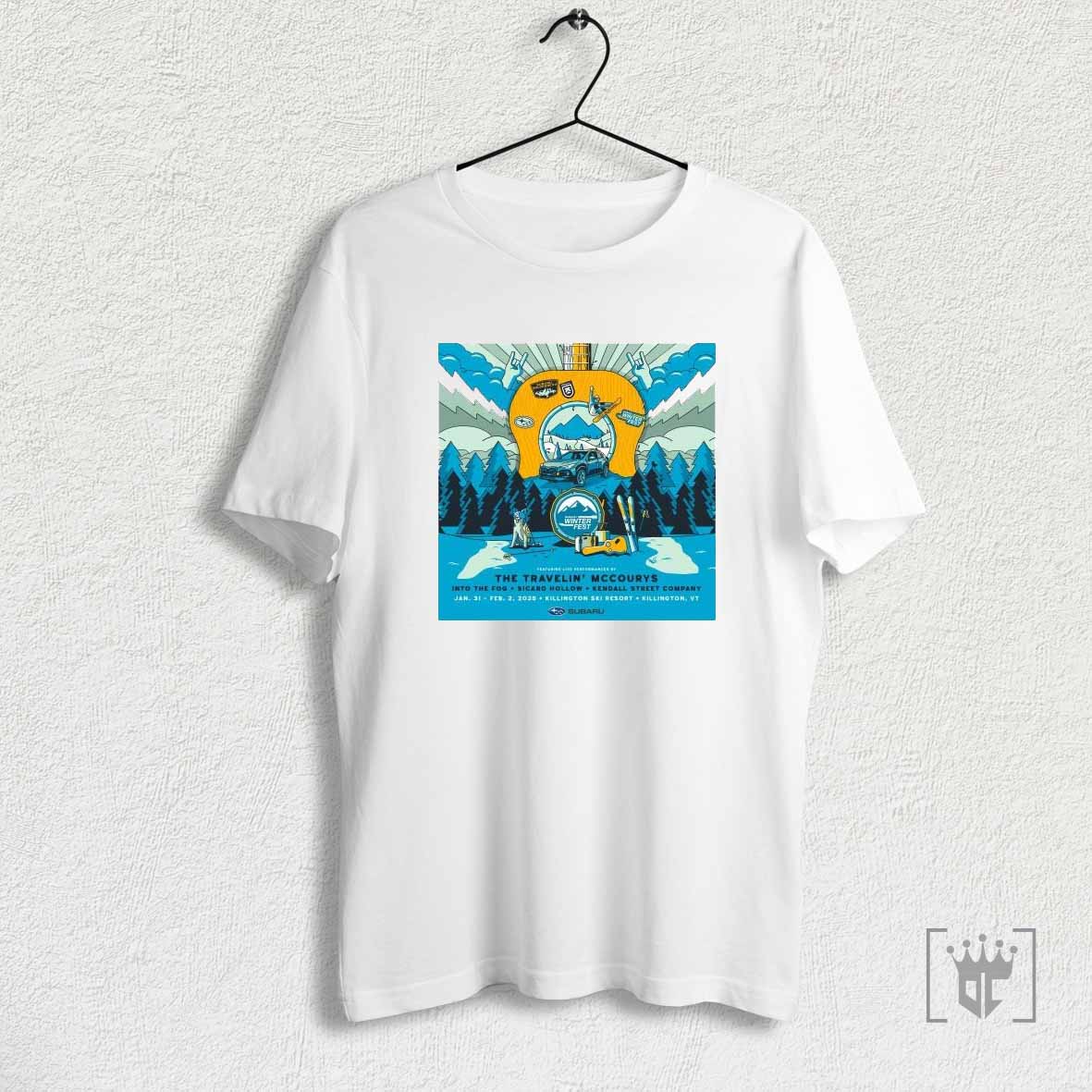 Subaru Winter Fest Jan 31 Feb 2 2025 In Killington Vt The Travelin Mccourys T Shirts